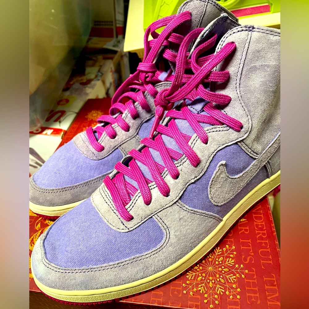 Nike Air new purple hi tops